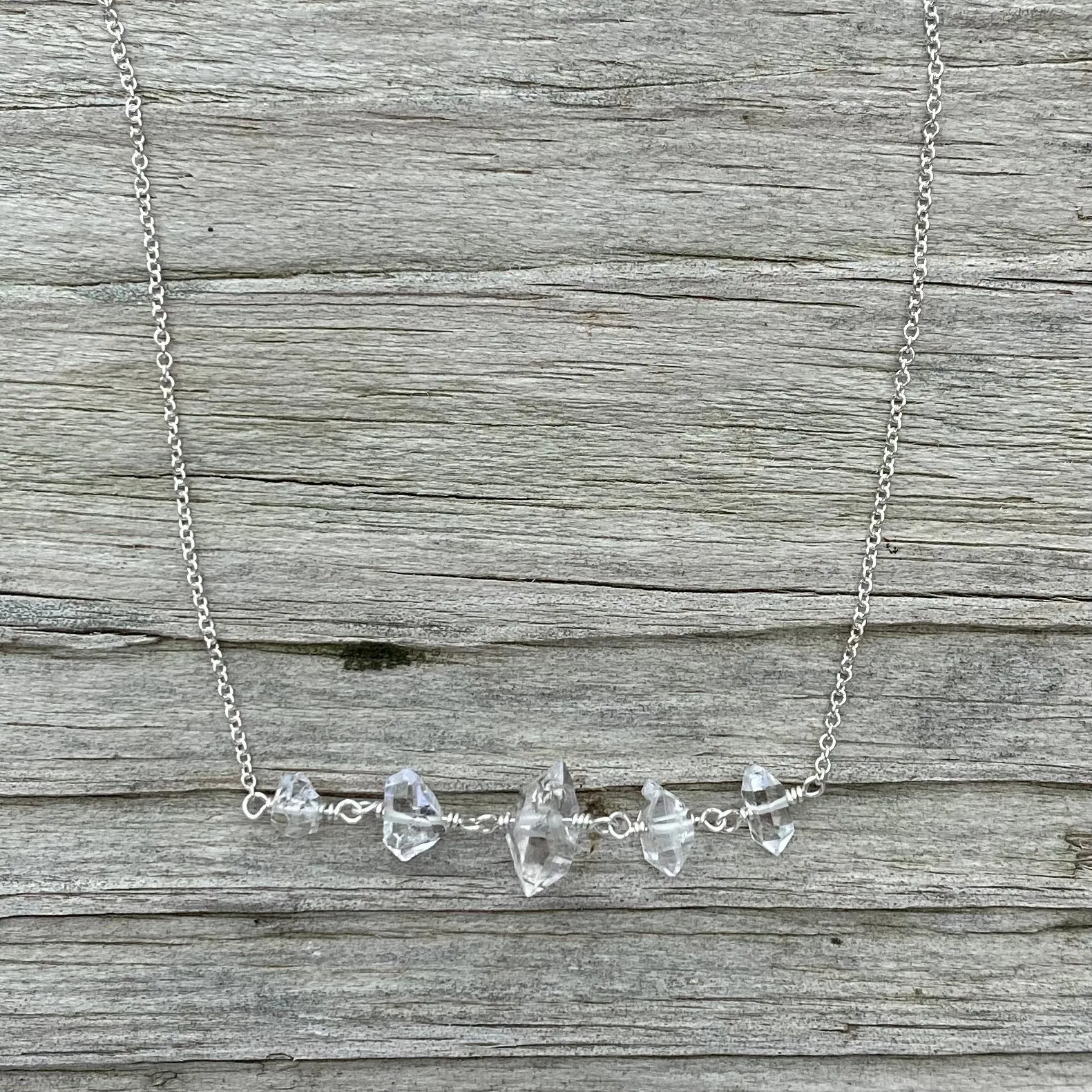 Herkimer Diamond Multistone Necklace