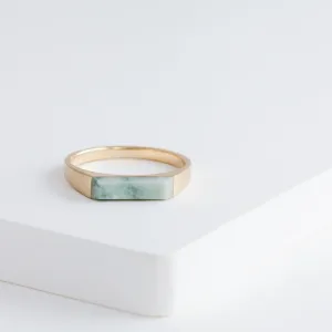 Jade signet ring