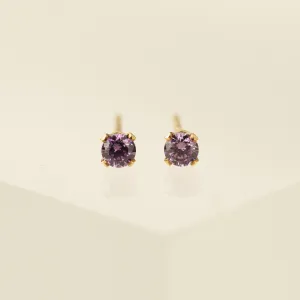 June Birthstone Gold-Filled Stud Earrings