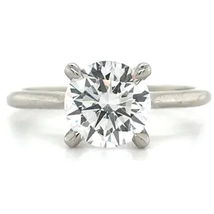 Khoa - Platinum 1.50ct Laboratory Grown Round Brilliant Four Claw Solitaire Diamond Engagement Ring