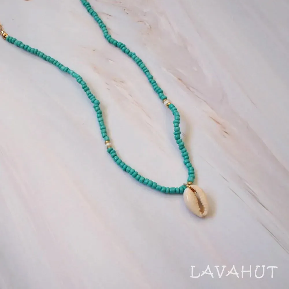 Lanikai Cowry Seashell Hawaiian Necklace