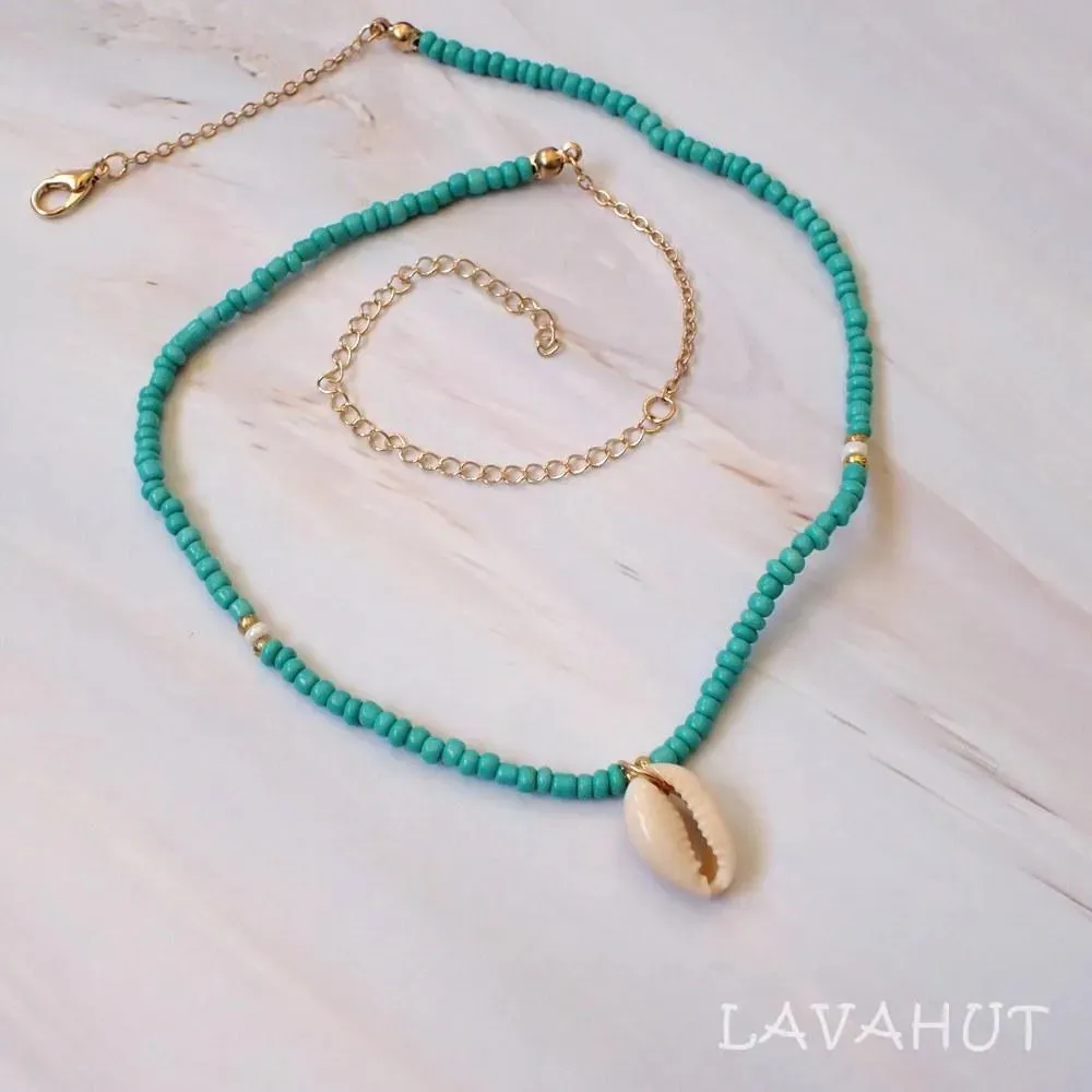 Lanikai Cowry Seashell Hawaiian Necklace