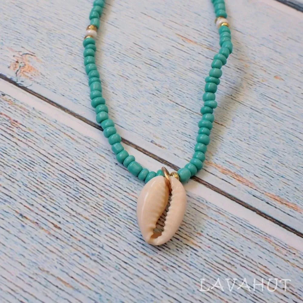 Lanikai Cowry Seashell Hawaiian Necklace