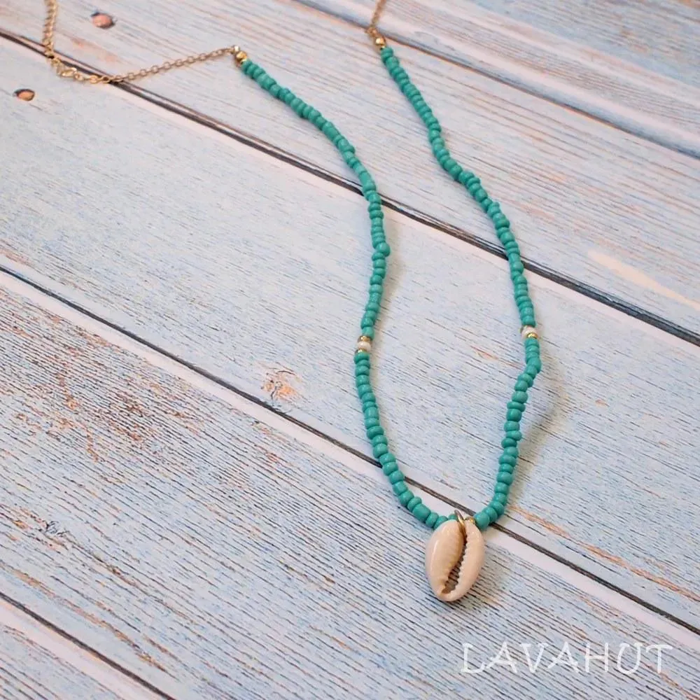 Lanikai Cowry Seashell Hawaiian Necklace