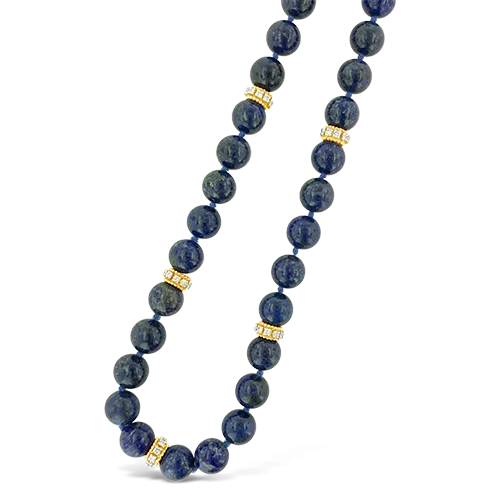 Lapis & Diamond Estate Necklace