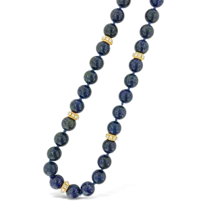 Lapis & Diamond Estate Necklace