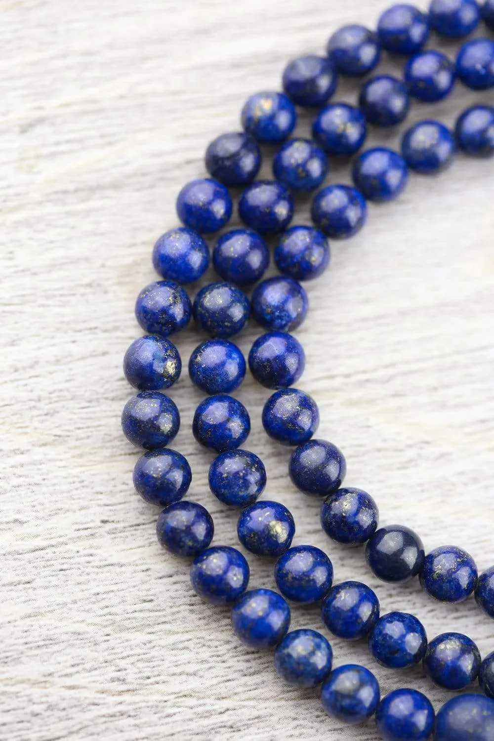 Lapis Lazuli Mala & Bracelet Set