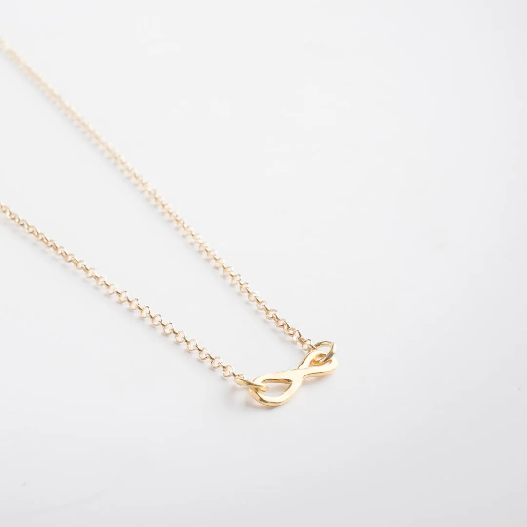 Love Journey - necklace - silver 925 - gold plated