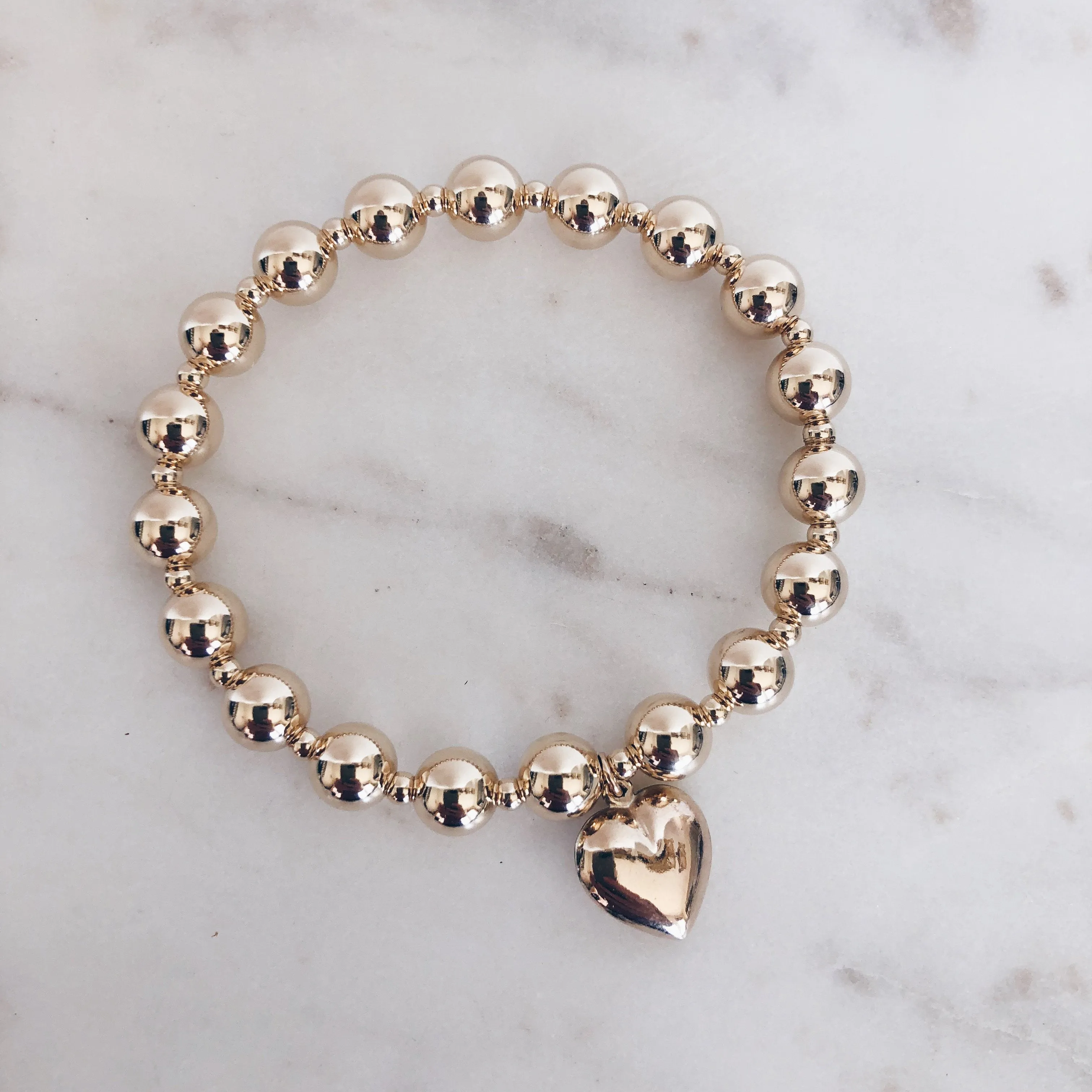 MAC & RY JEWELRY - HEARTBREAKER BEADED BRACELET