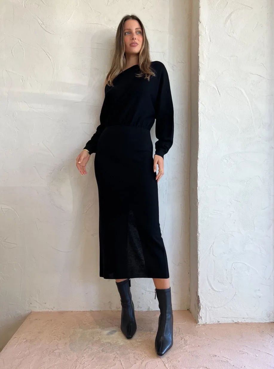 Manning Cartell Push & Pull Knit Dress in Black