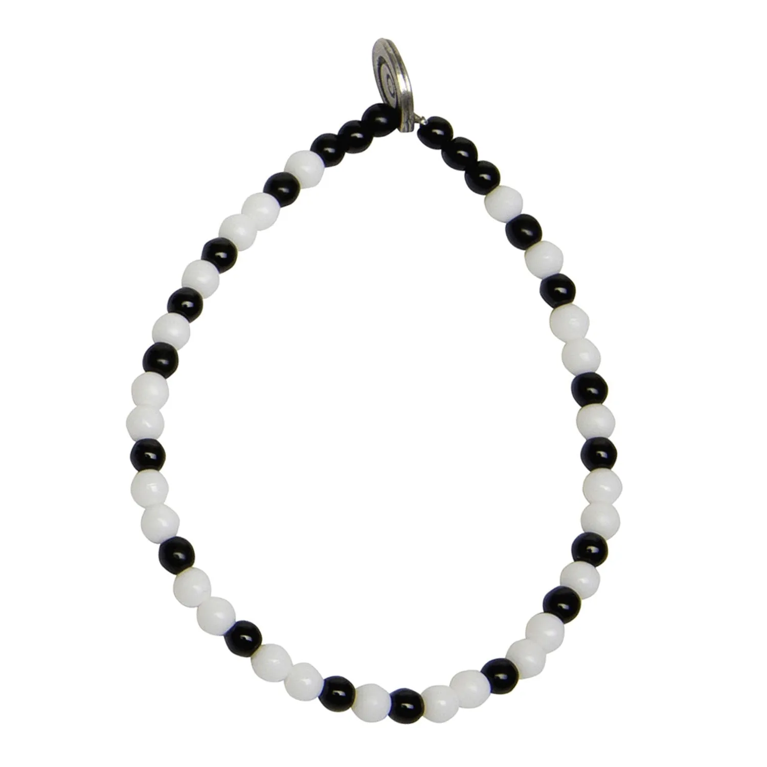 Men's Loyalty Morse Code Blessing Glass Bead Bracelet