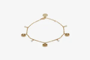 Monogram Bracelet - 22 Carat Gold Gilded