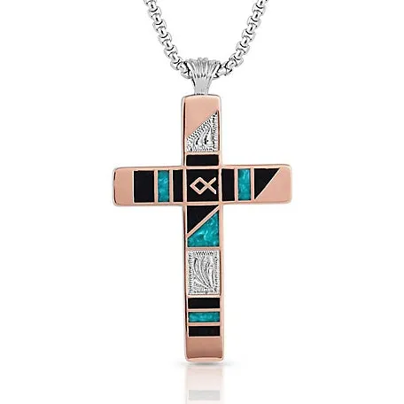 Necklace | Men's Fishermen Of Faith Cross