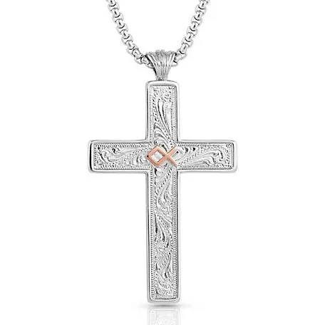 Necklace | Men's Fishermen Of Faith Cross