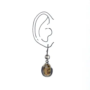 NEW! Montana Agate Circle Disk Earrings by Ashley Procopio