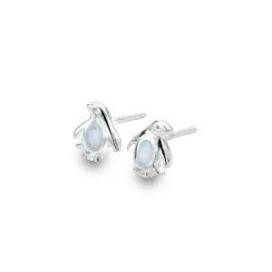 Opal Penguin Studs