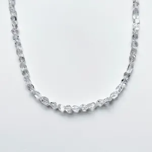 Oval Herkimer Diamond Necklace