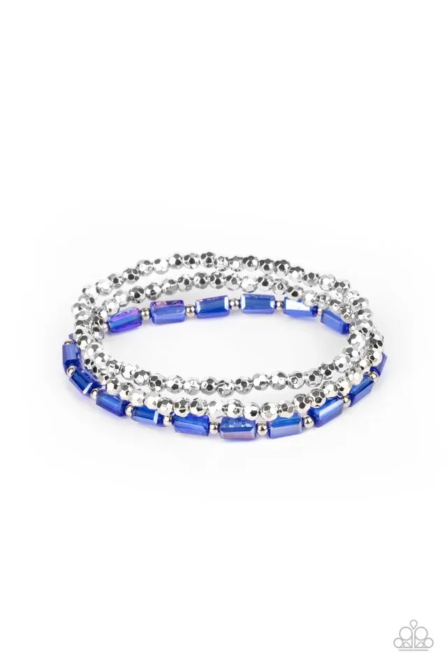 Paparazzi Bracelet ~ Elegant Essence - Blue