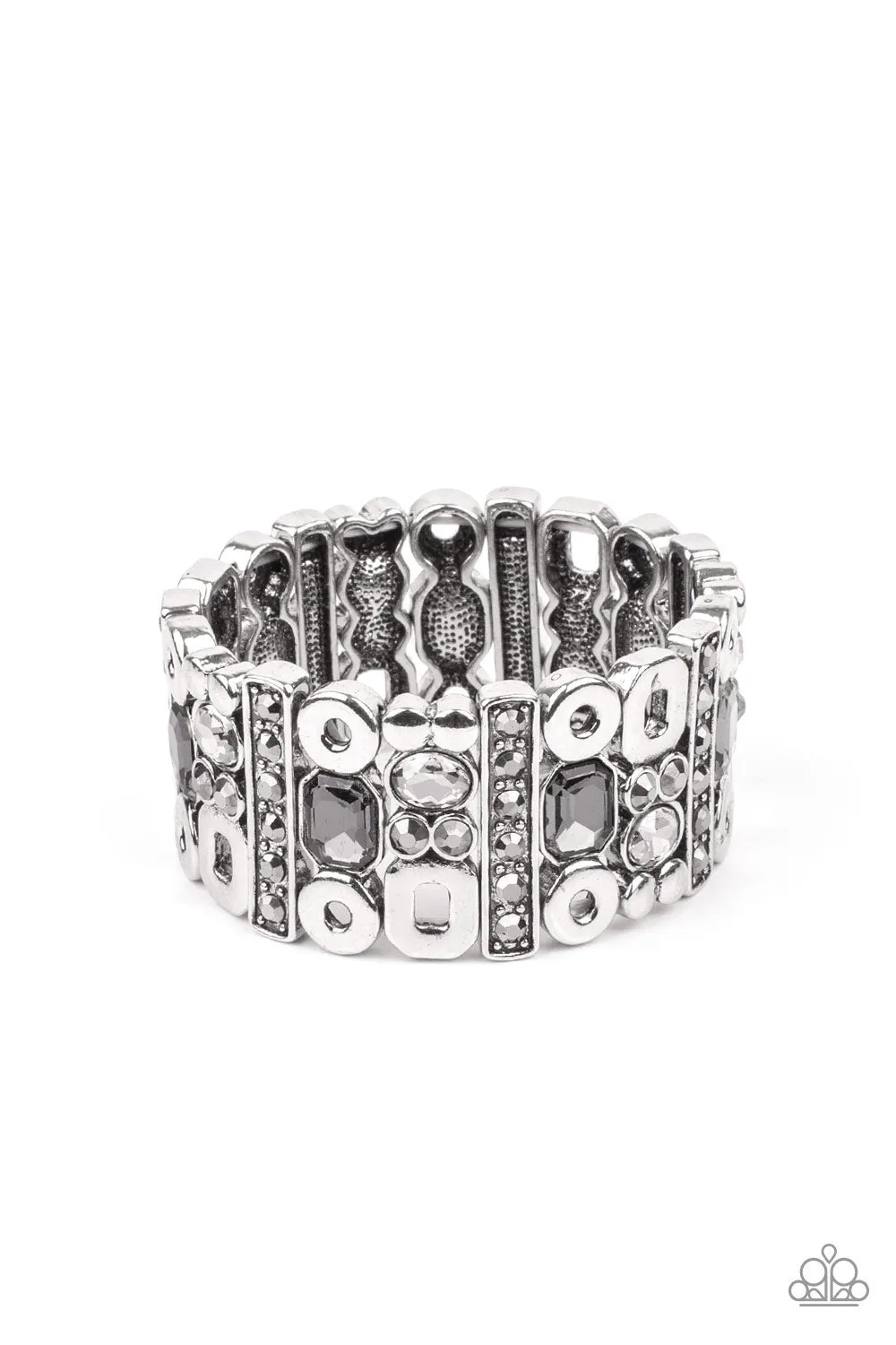 PAPARAZZI Dynamically Diverse - Silver Bracelet