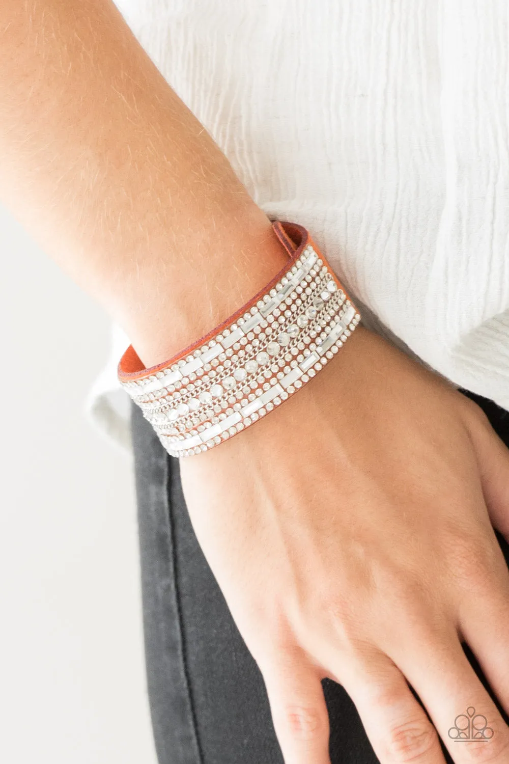 PAPARAZZI Rebel Radiance - Orange Bracelet