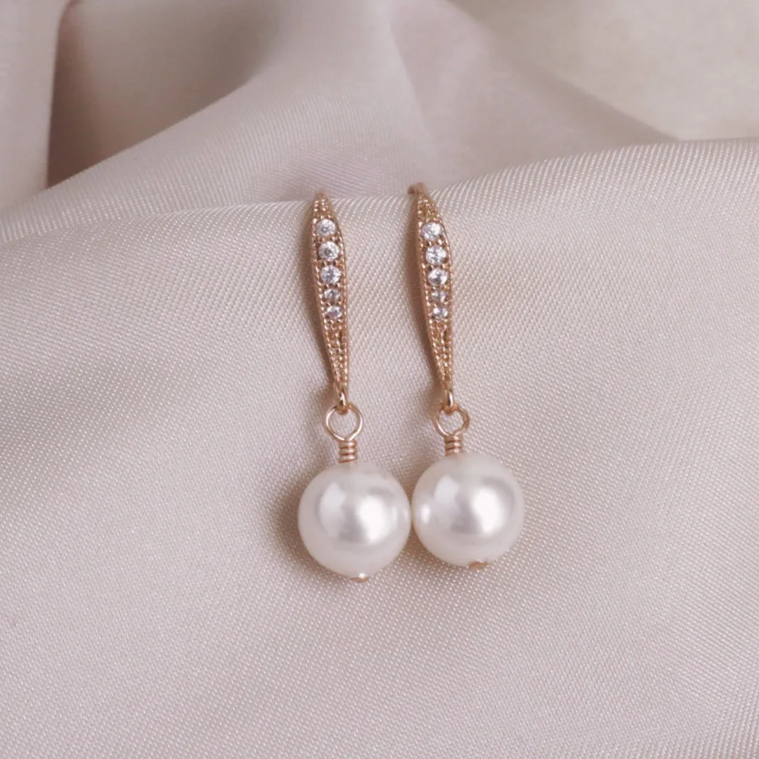 Pearl Bracelet & Earring Set