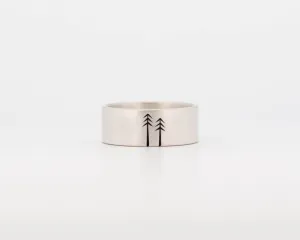 READY TO SHIP #278 - Woodland Ring - Wide - Size 13