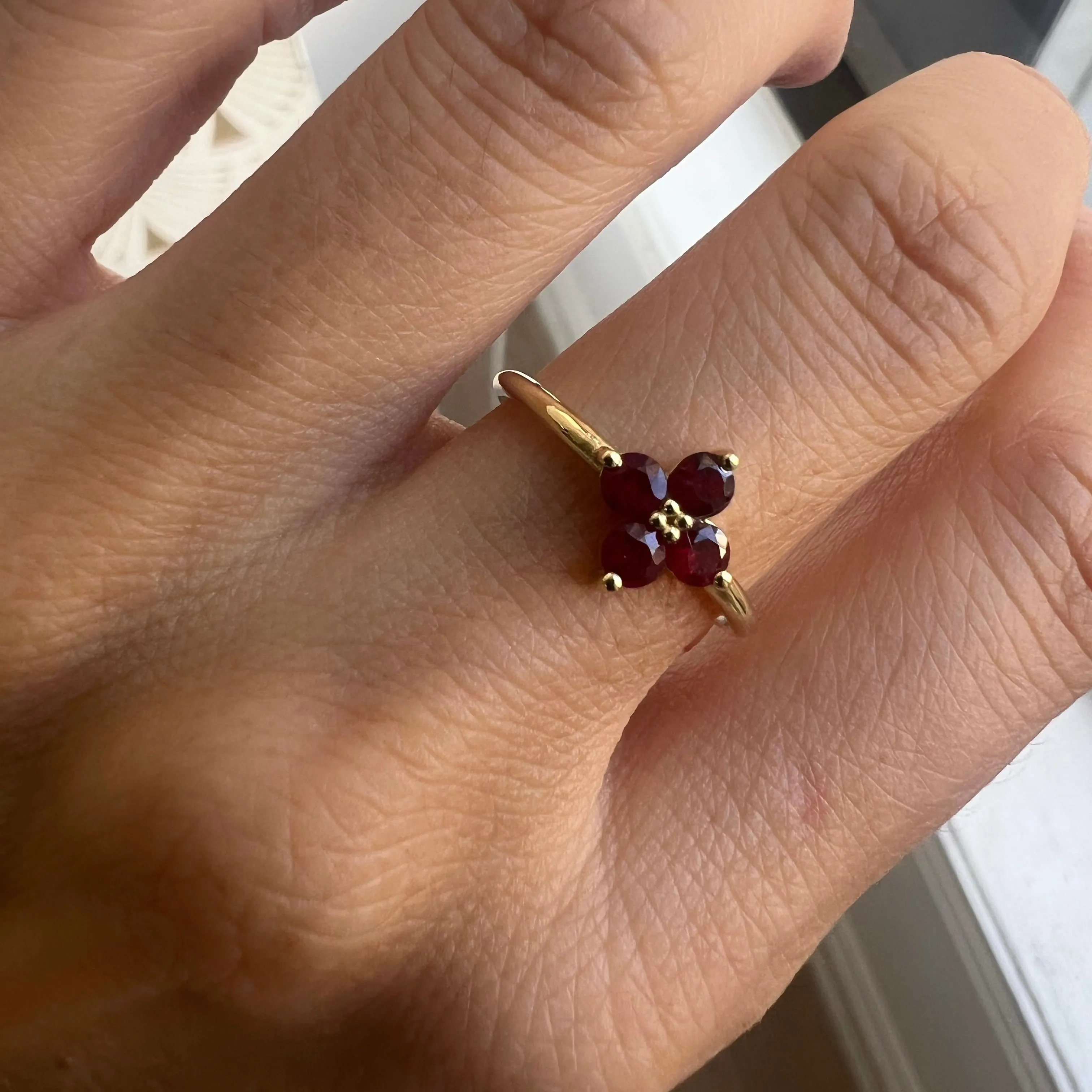 Ruby Sundrop Ring (ready to ship option)*