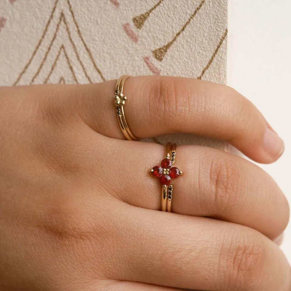 Ruby Sundrop Ring (ready to ship option)*