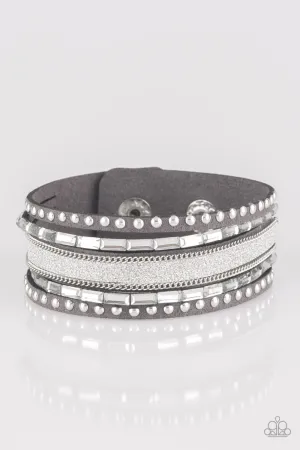 Seize The Sass - Silver Bracelet - Paparazzi Accessories