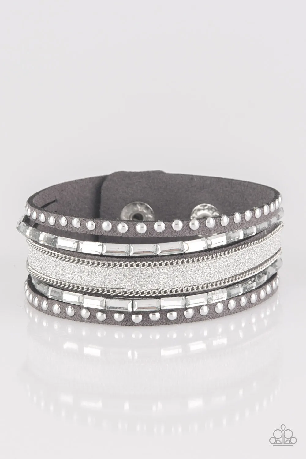 Seize The Sass - Silver Bracelet - Paparazzi Accessories