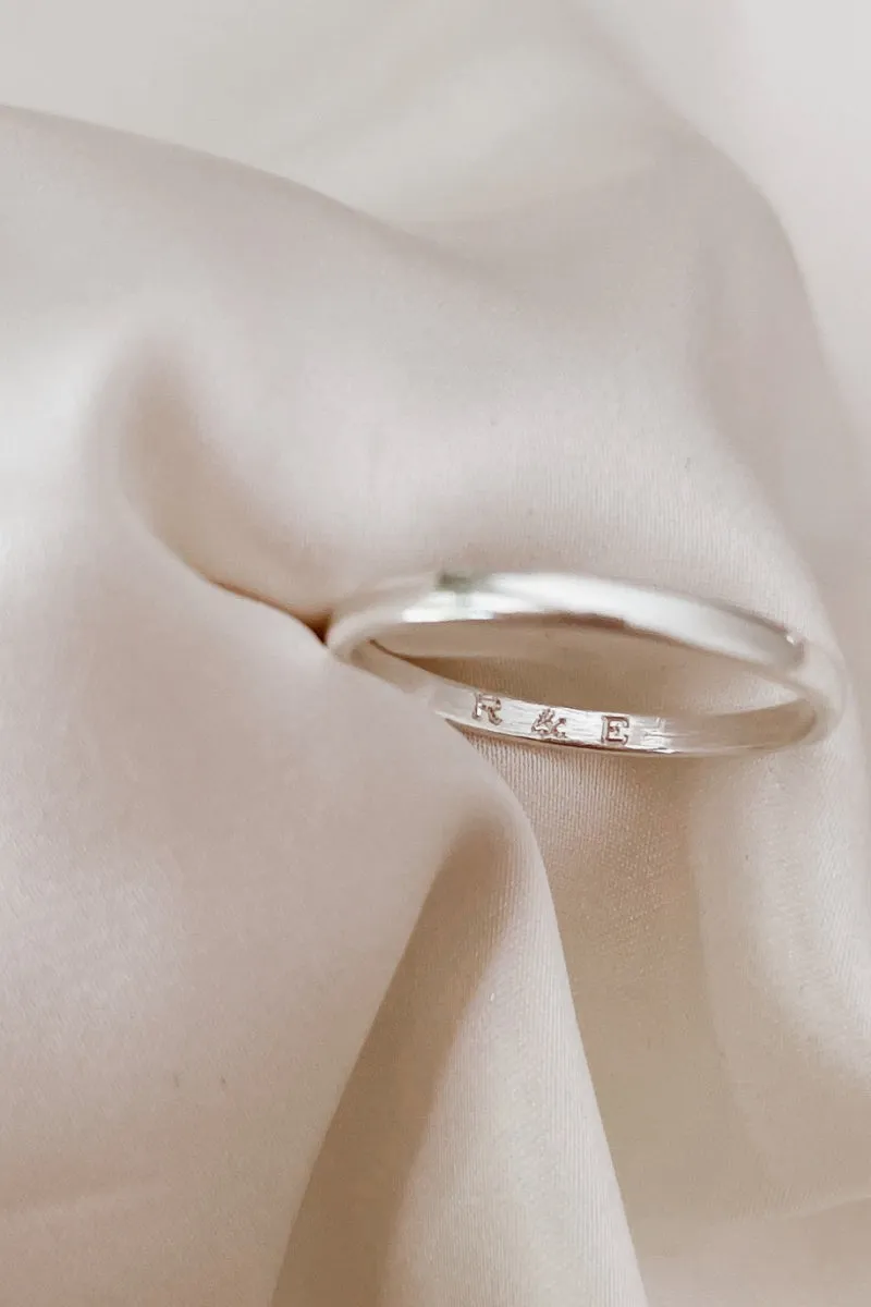 Signature Ring 2mm - Silver