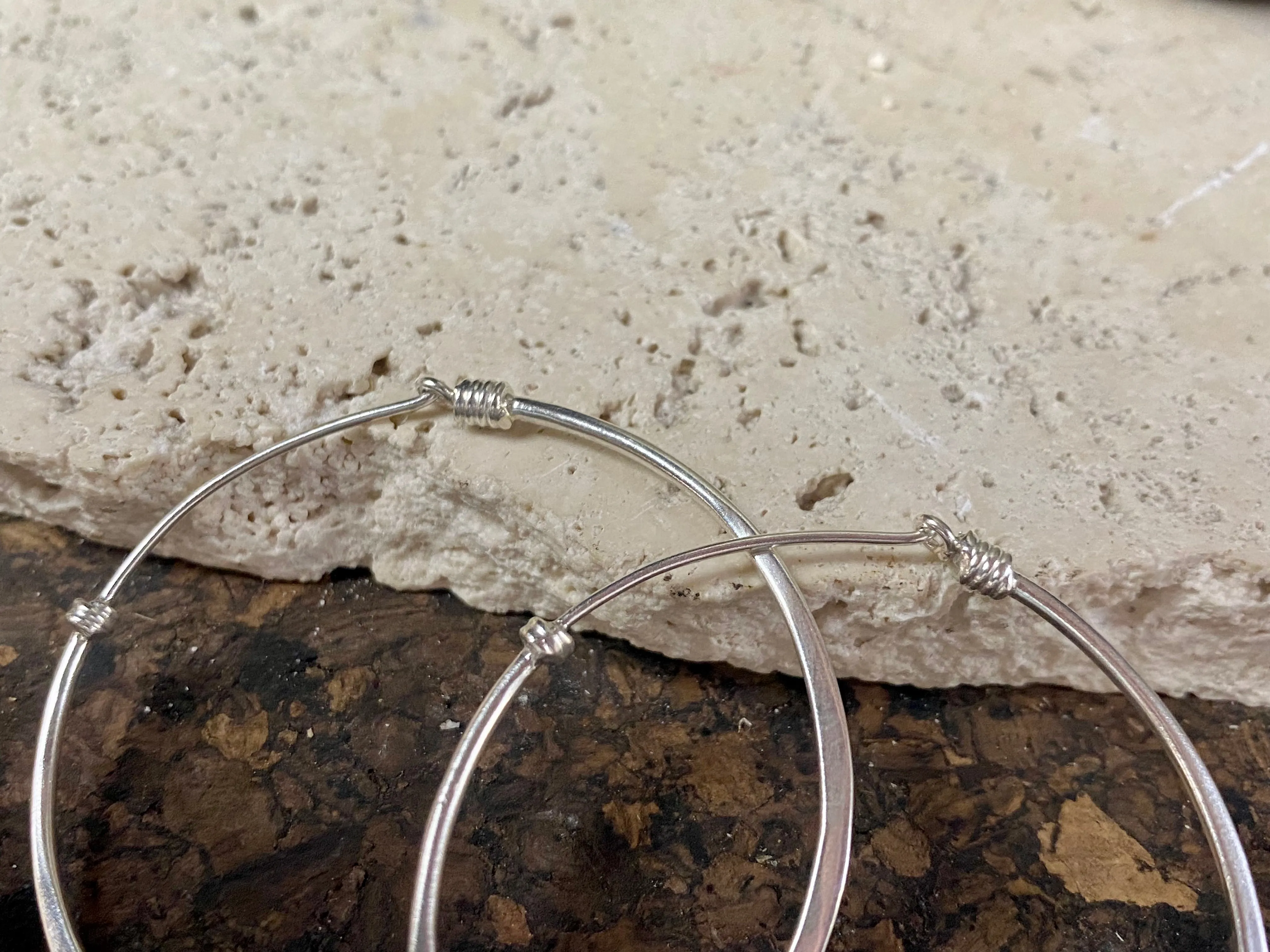 Silver Hoop Earrings