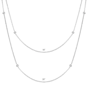 Silver Necklace - BJEESP286D