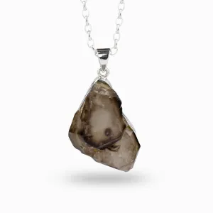 Smokey Quartz Elestial Necklace