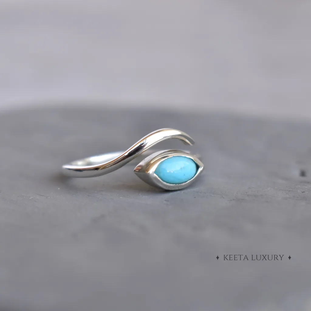 Snake Charmer - Turquoise Ring