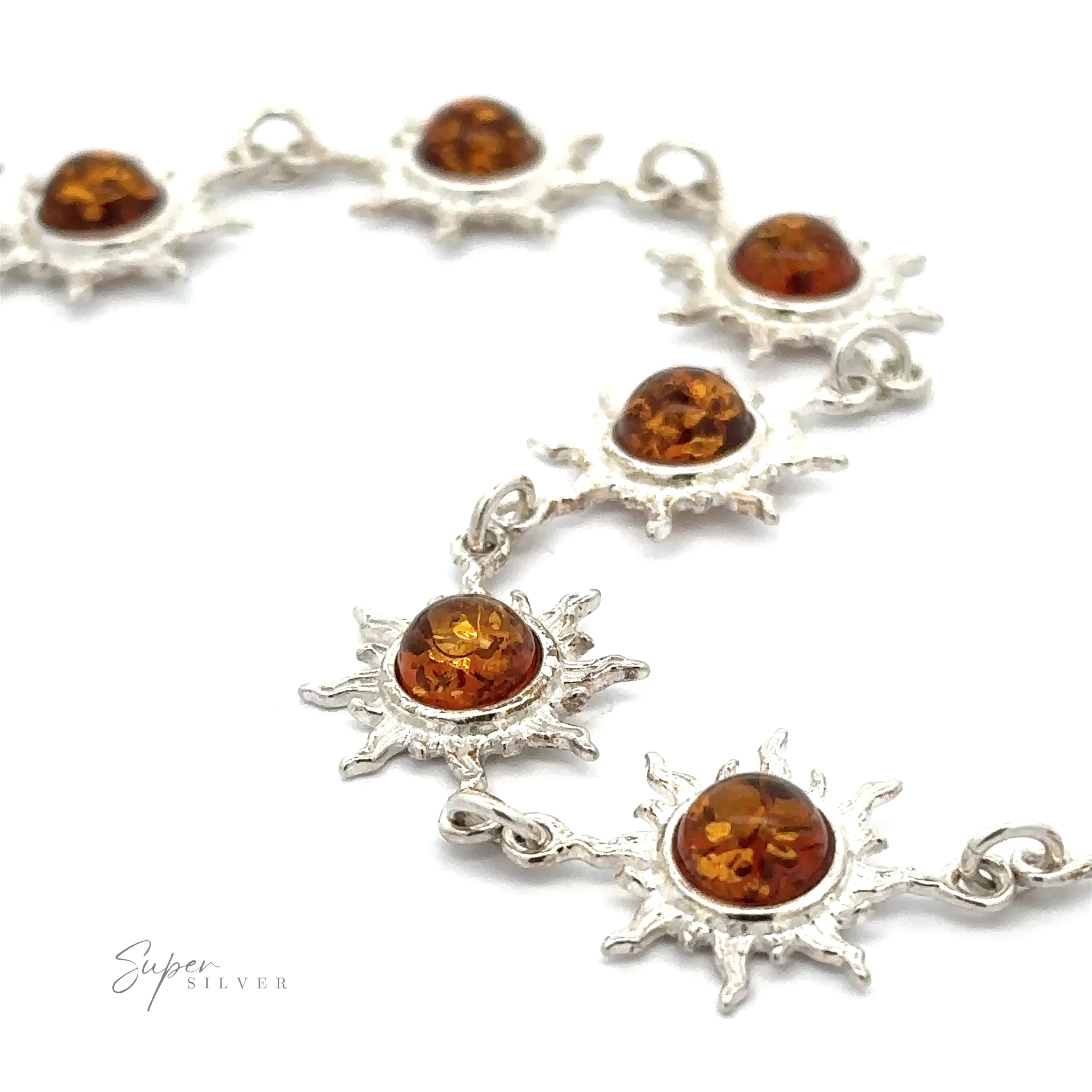 Sparkling Amber Sun Bracelet