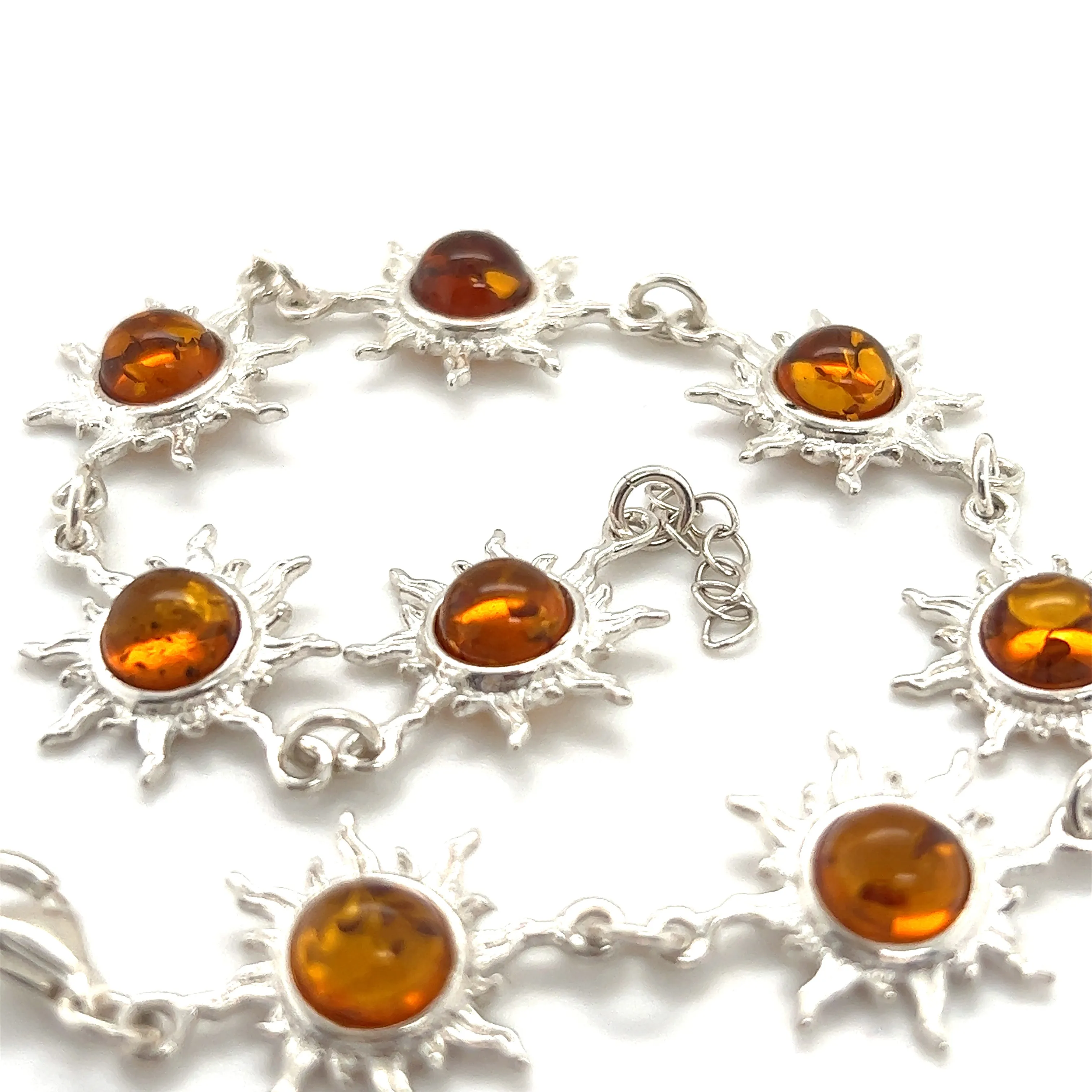 Sparkling Amber Sun Bracelet