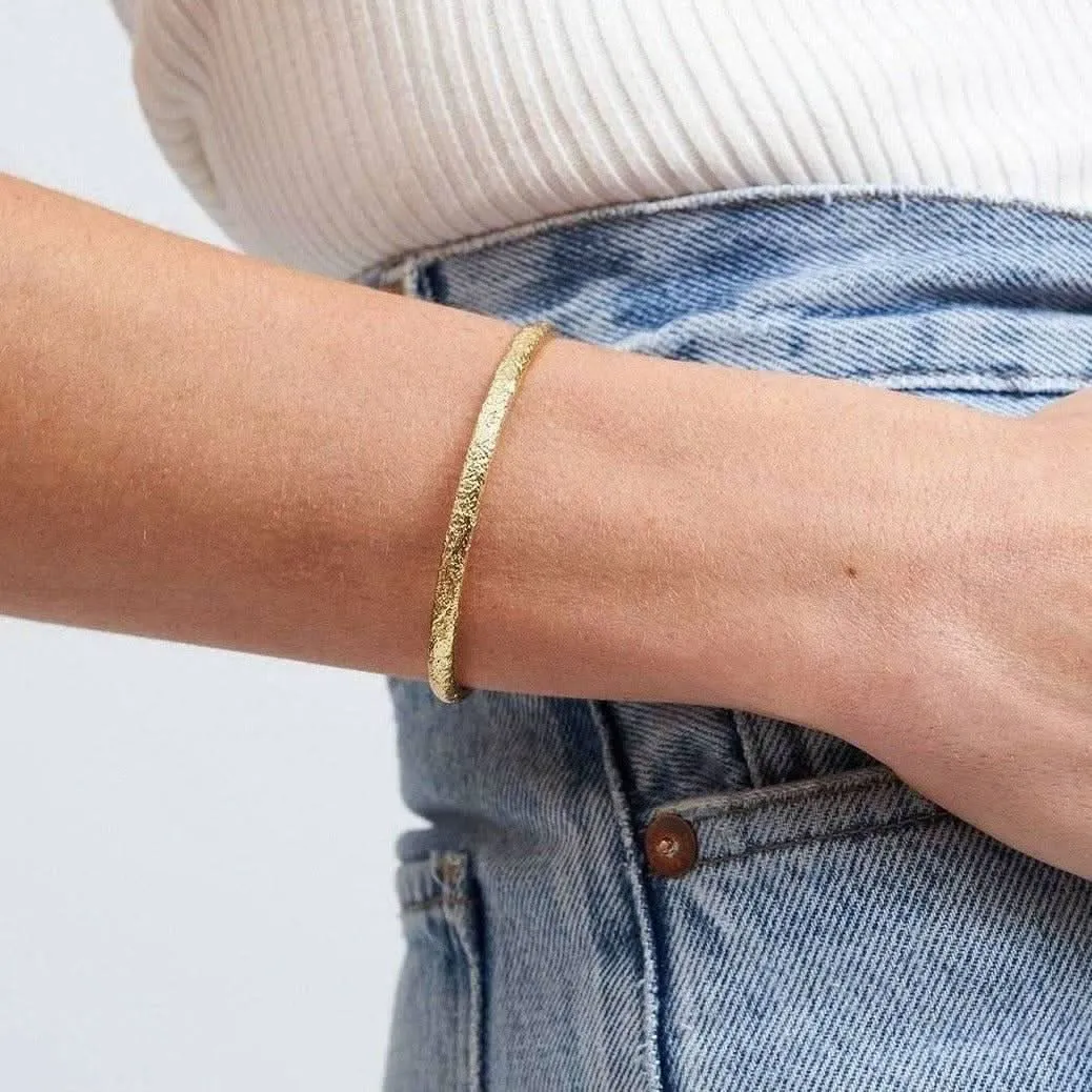 Stevie Gold Cuff Bracelet