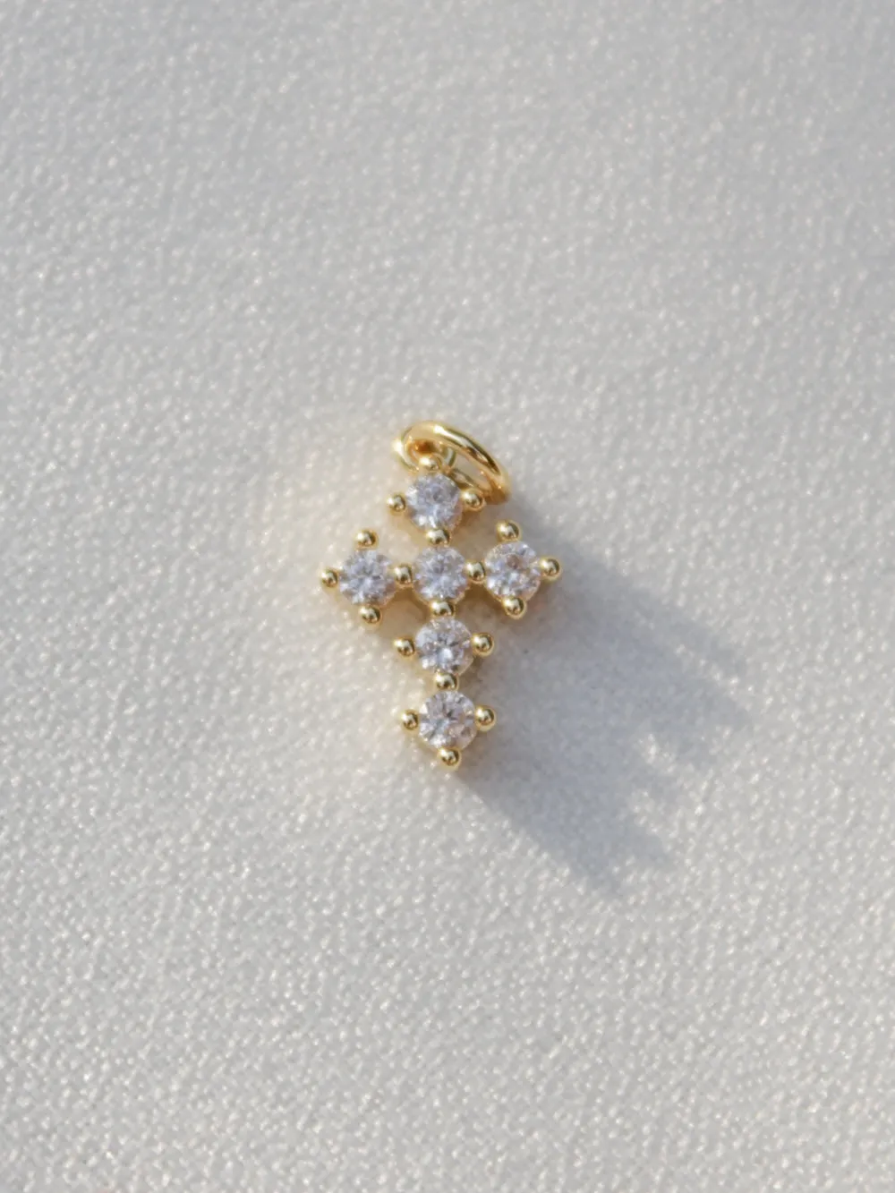 TEENY CROSS CHARM