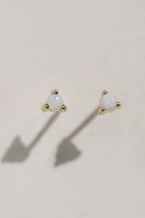 Teeny Studs - Opal