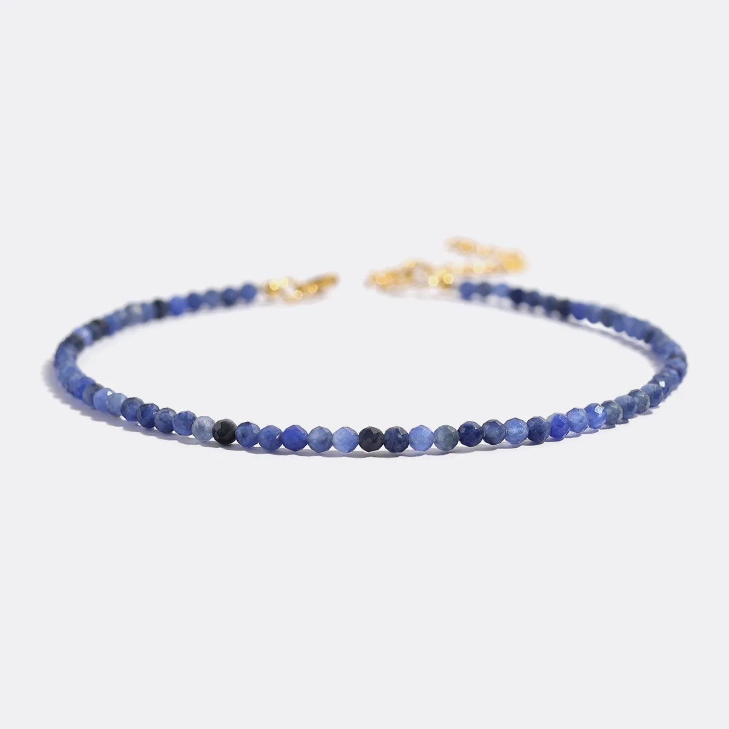 Tiny Stackable Mini Lapis Lazuli Beaded Bracelet