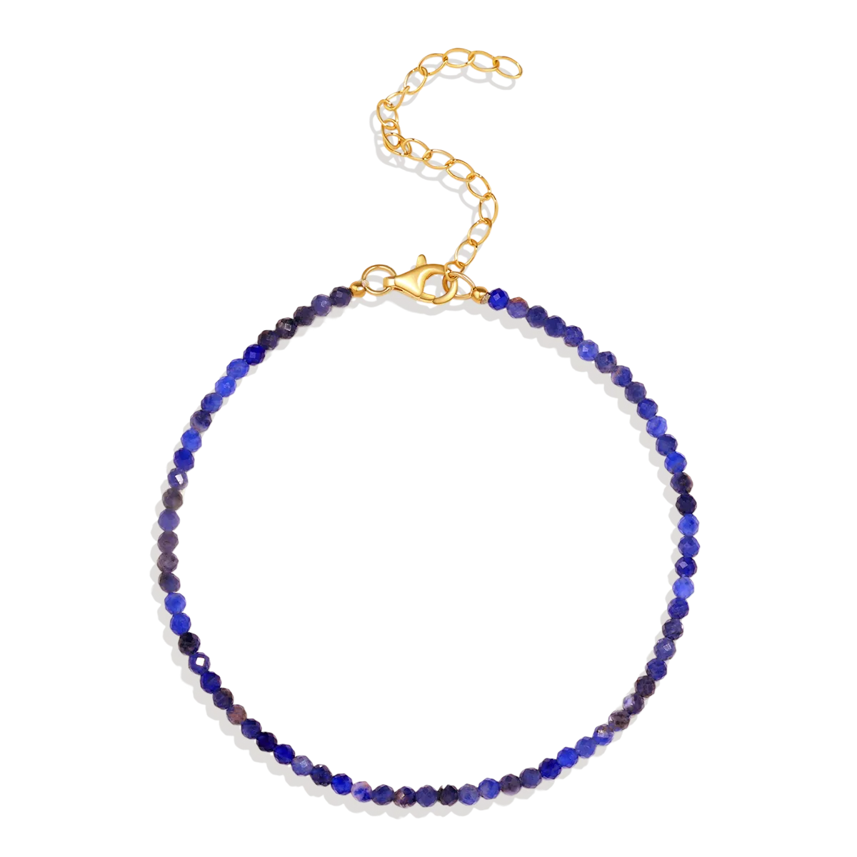 Tiny Stackable Mini Lapis Lazuli Beaded Bracelet