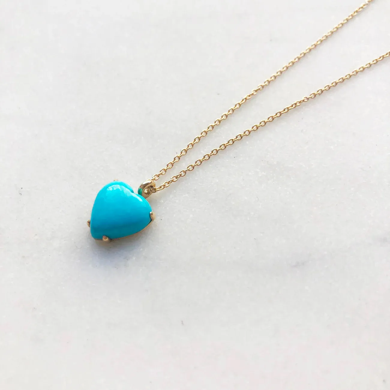 Turquoise Heart Necklace