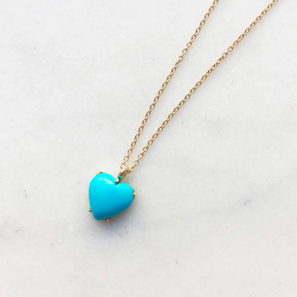 Turquoise Heart Necklace