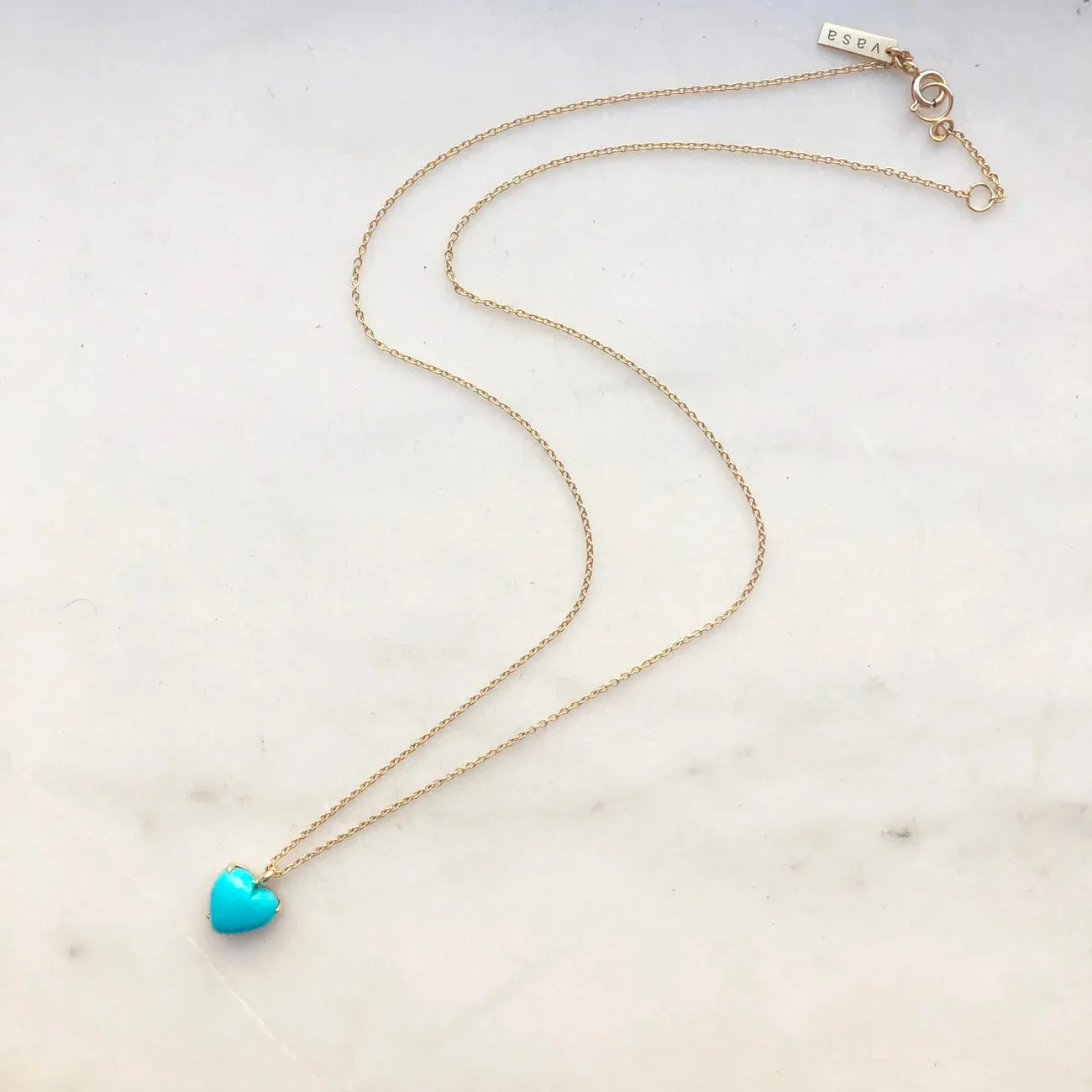 Turquoise Heart Necklace