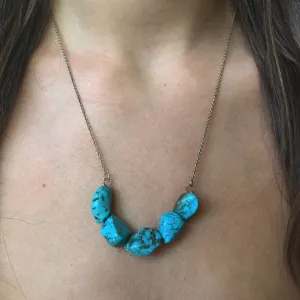 Turquoise Stones Necklace