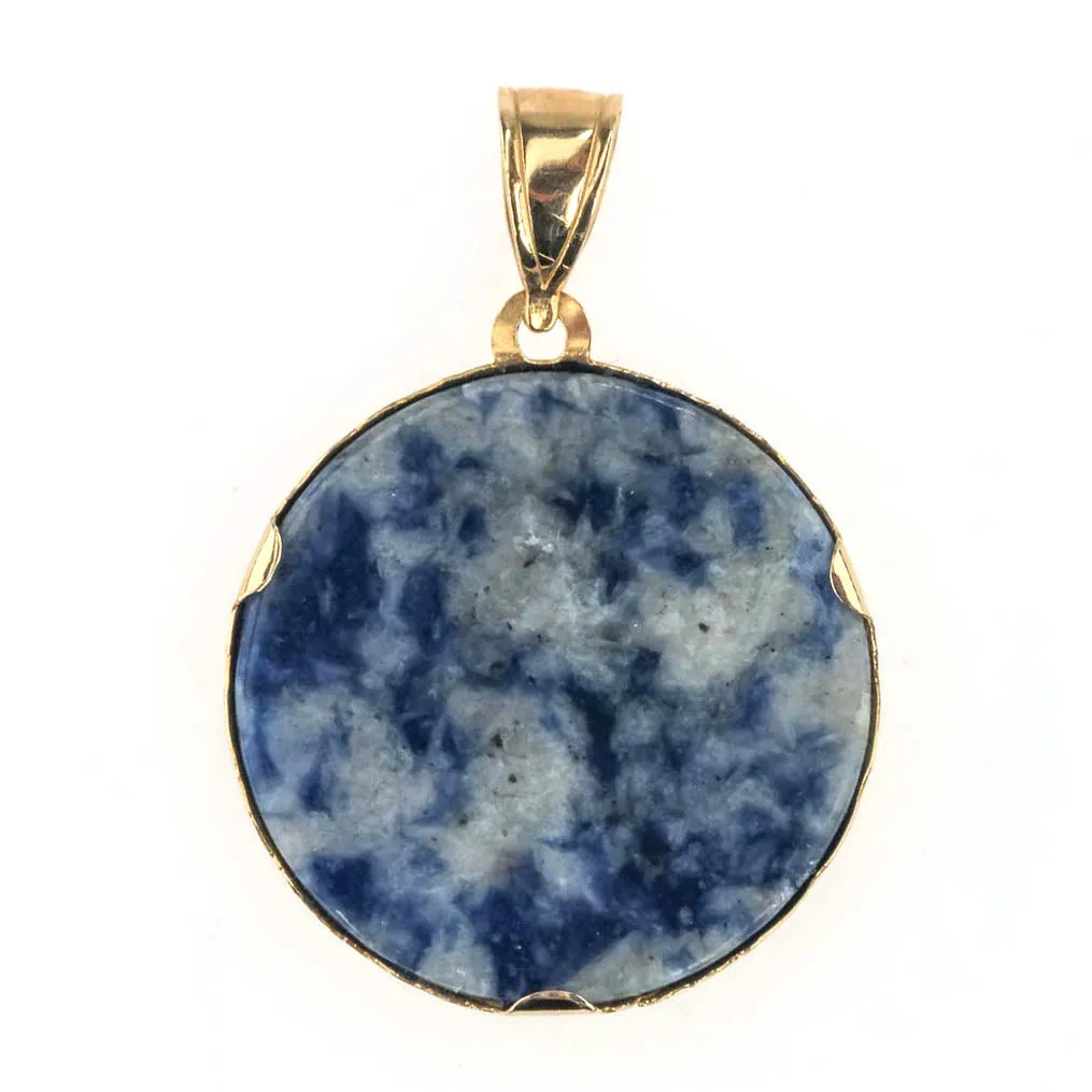 University of Florida Fighting Albert Gator Pendant - Lapis Lazuli and 14K Gold