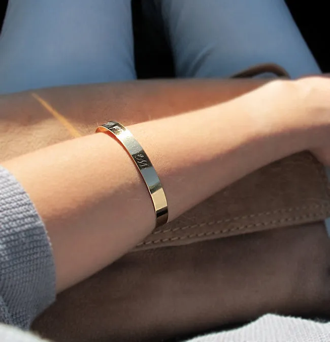 Upper Arm Gold Bracelet