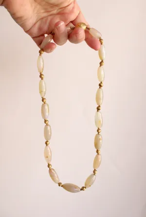 Vintage Stone Bead Necklace