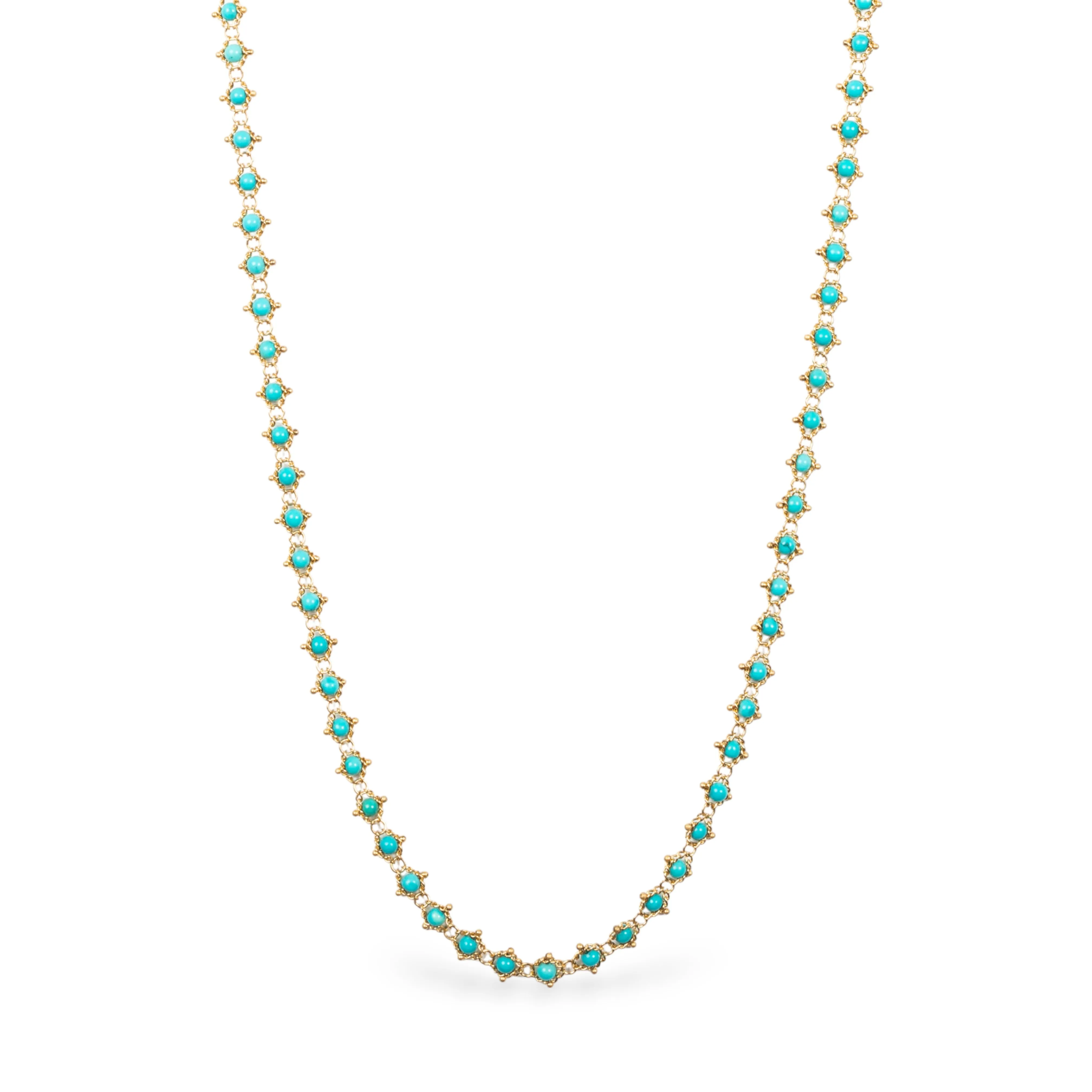 Woven Turquoise Necklace